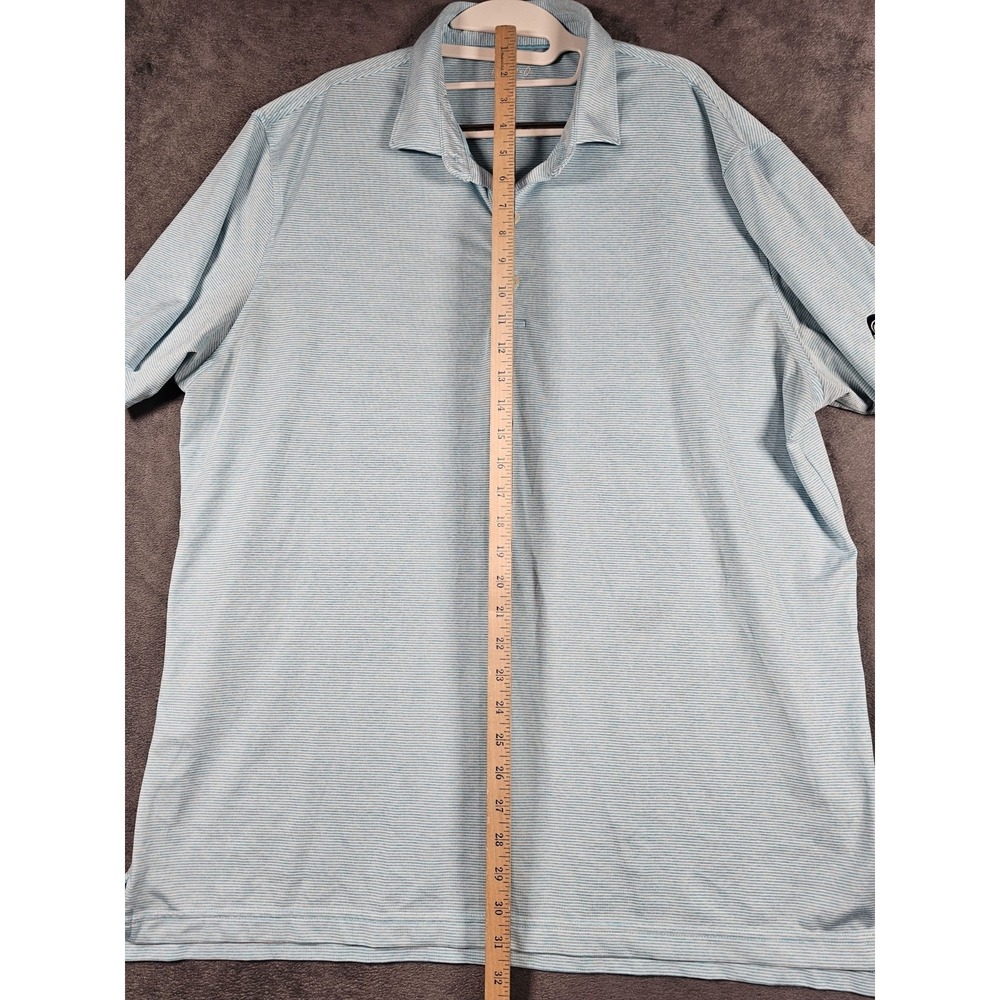 johnnie-O Lyndon Polo Mens XL Ibiza Stripe Performance Golf Shirt JMPO2010 - Picture 7 of 10